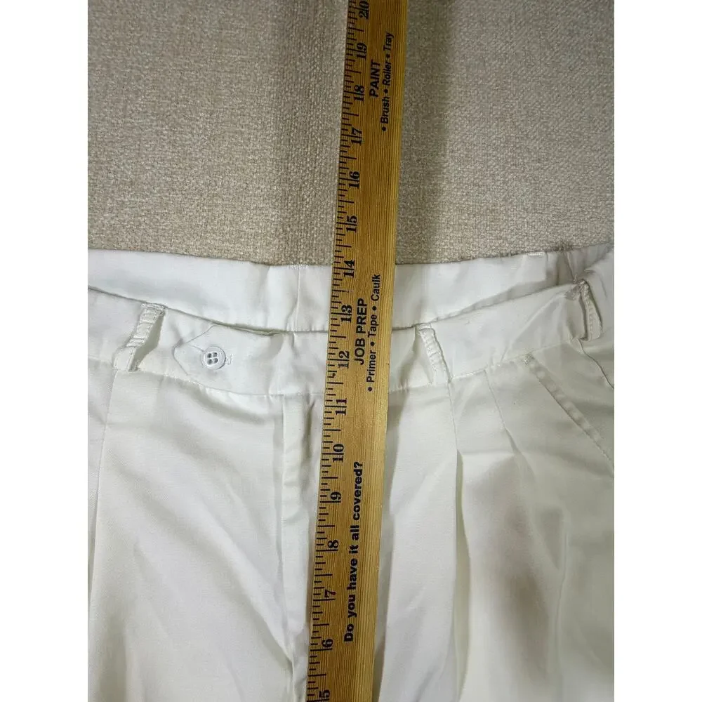 Vecci Golf Knickers Men 39 White Pull On Plus Fours Vintage Style Pants Retro